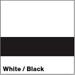 White/Black .020IN ULTRAGRAVE MATTE - Rowmark UltraGrave Mattes